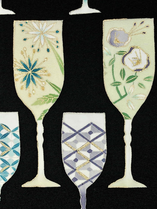 ワイングラス 京友禅 西原