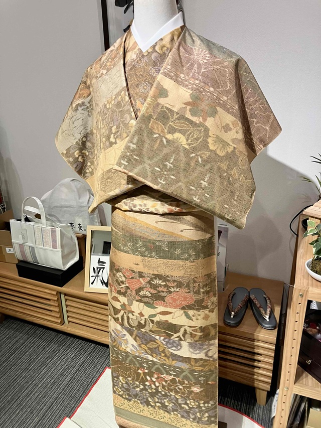 小千谷紬繋ぎ絣