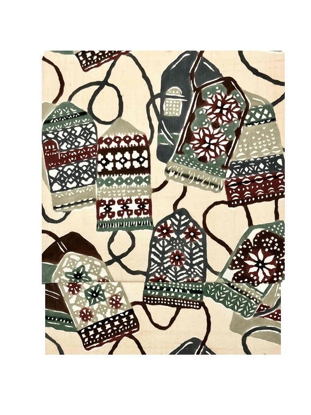 小沢美由紀 型絵染 美しいキモノ