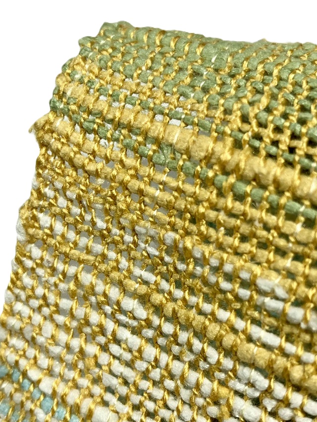 紅花染 新田源太郎 手織り