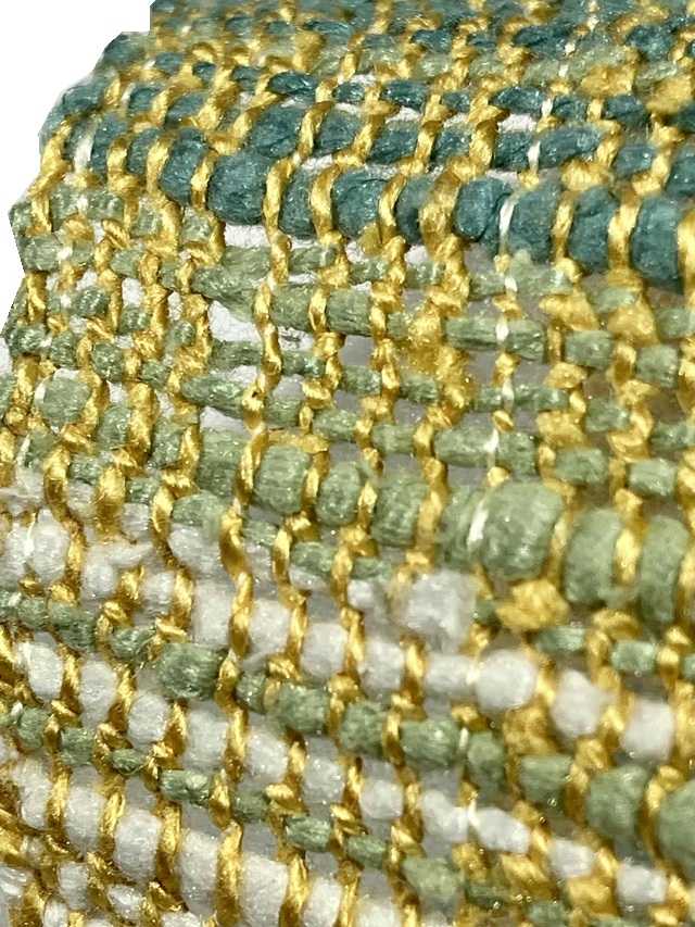 紅花染 新田源太郎 手織り