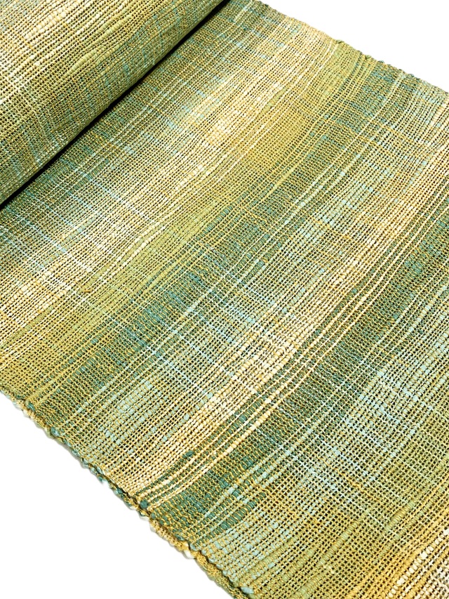 紅花染 新田源太郎 手織り