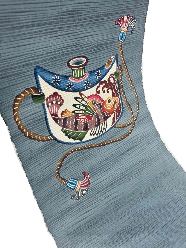 城間栄順　紅型