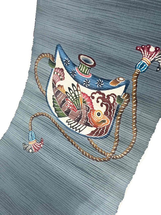 城間栄順　紅型