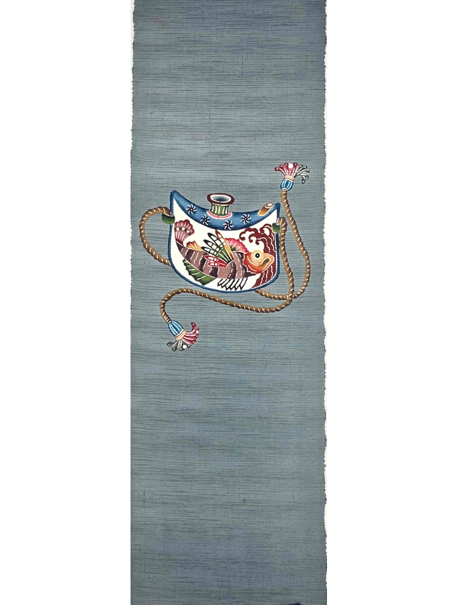 城間栄順　紅型