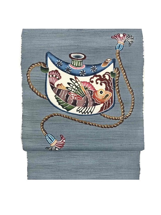 城間栄順　紅型