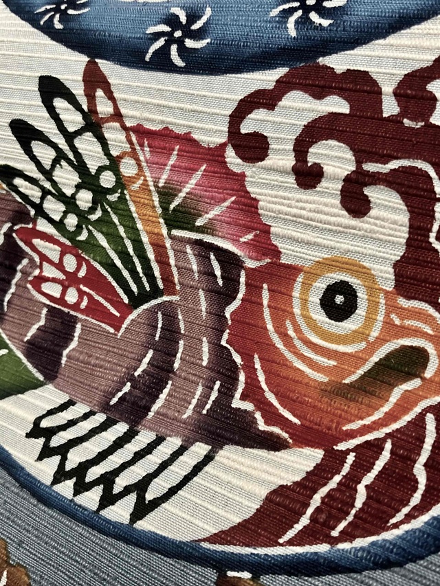 城間栄順　紅型