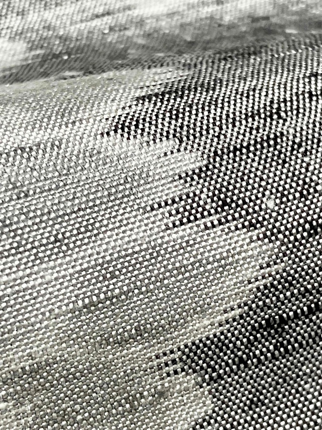 小千谷紬 松煙染