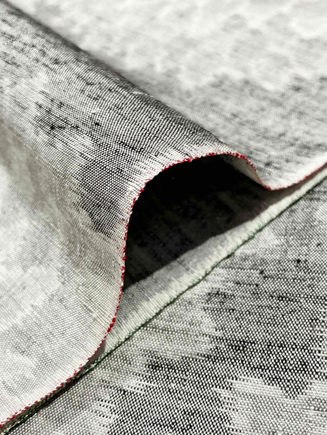 小千谷紬 松煙染