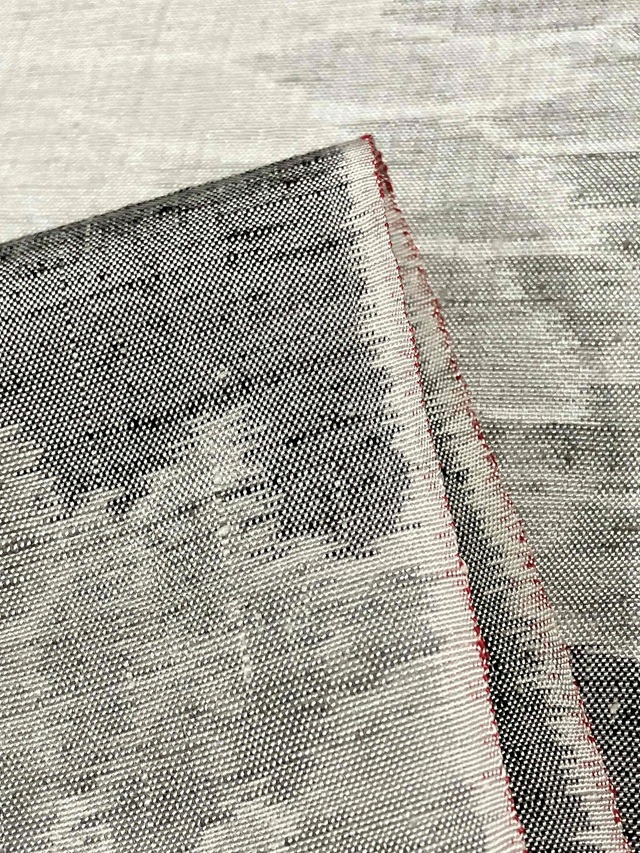 小千谷紬 松煙染