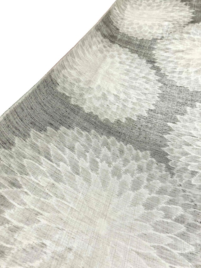 小千谷紬 松煙染