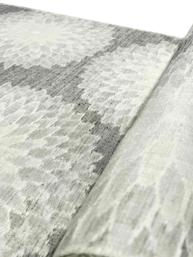 小千谷紬 松煙染