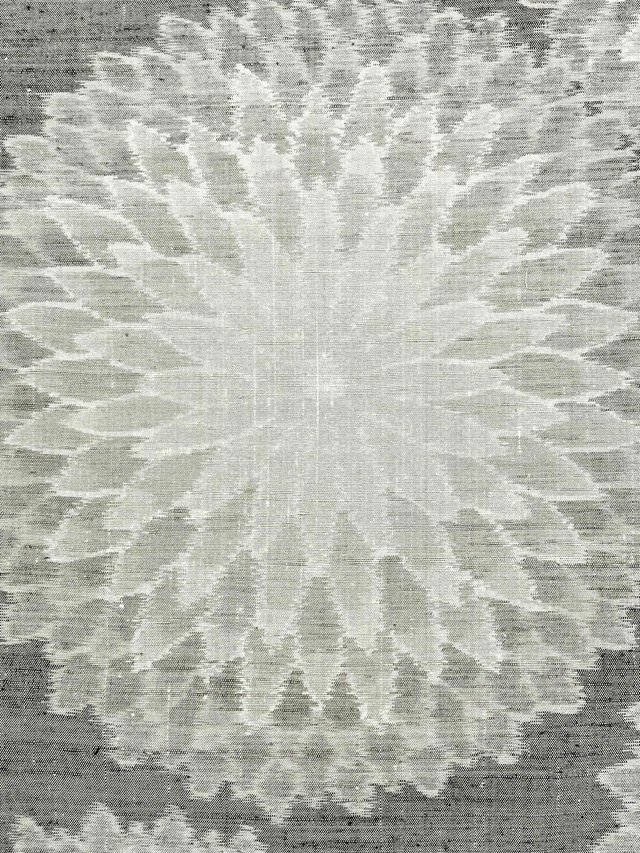 小千谷紬 松煙染