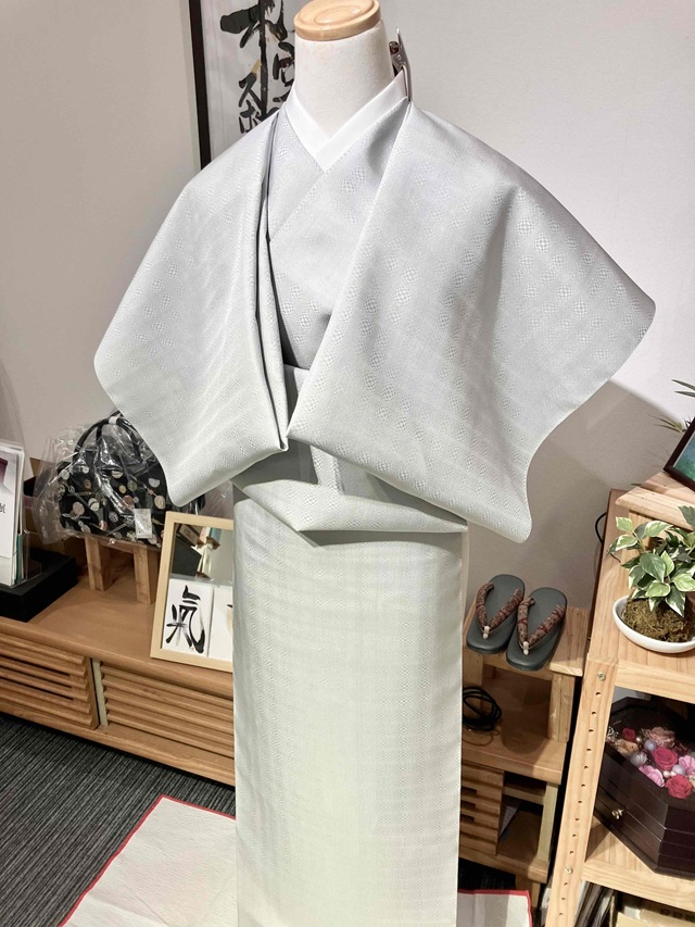白たか織 手織り紬