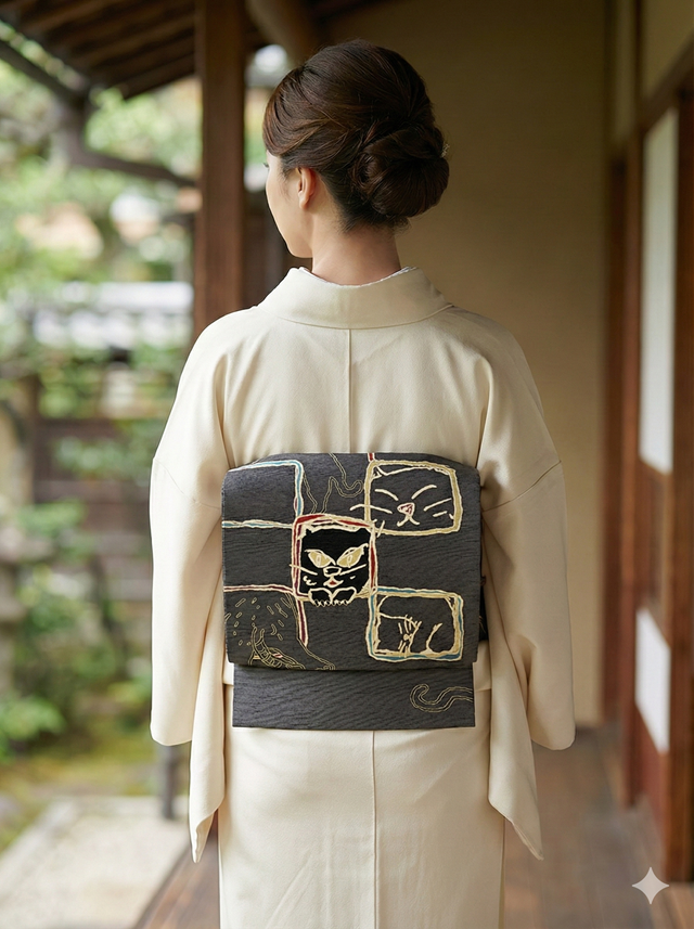 夢染里 染九寸名古屋帯