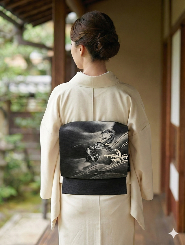 夢染里 染九寸名古屋帯