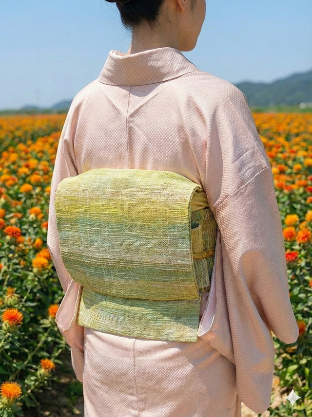 よねざわ新田 紅花染