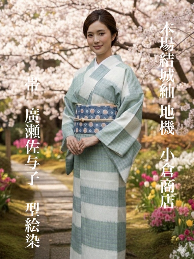 本場結城紬 廣瀬佐与子