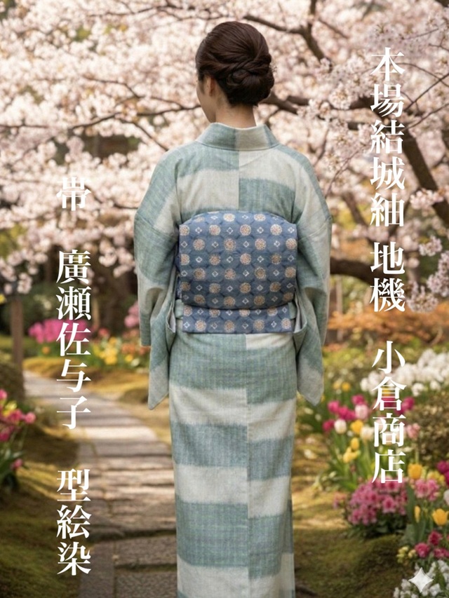 本場結城紬 廣瀬佐与子