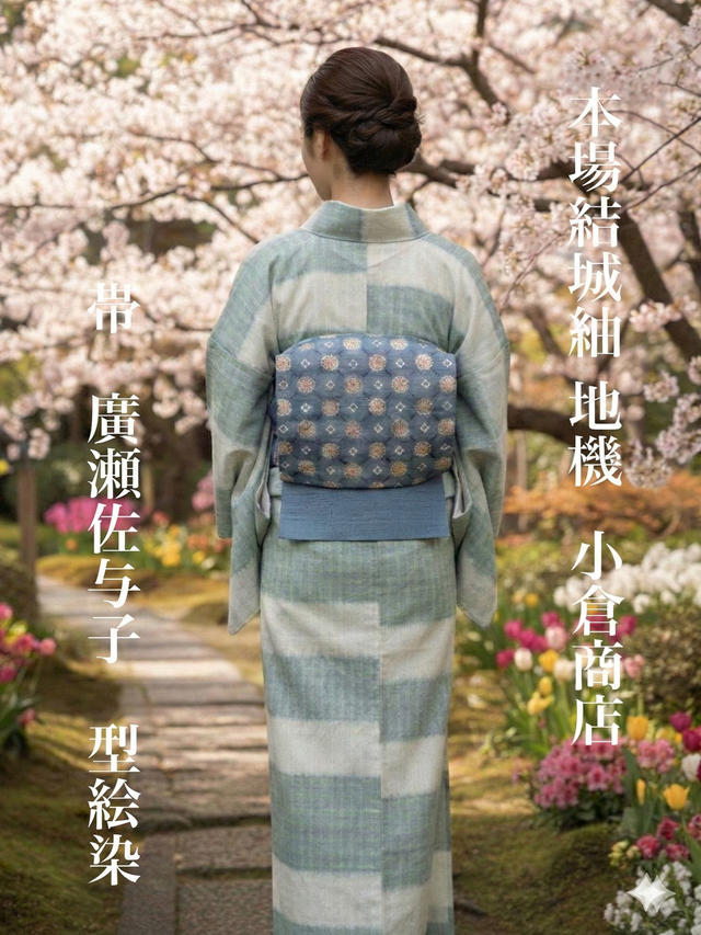 本場結城紬 地機織