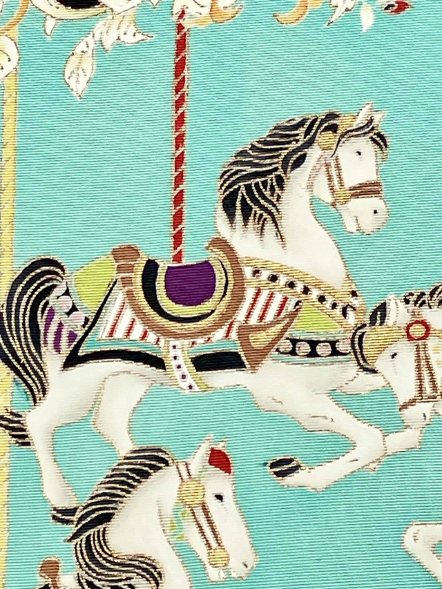 成謙工房 京友禅　メリーゴーランド