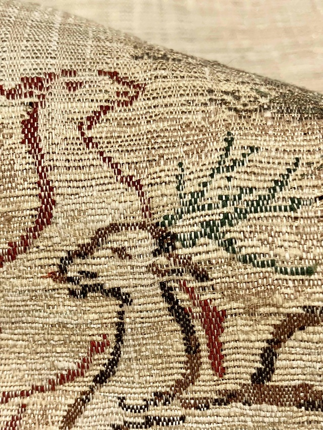 手織 繍い取り 袋帯 渡文