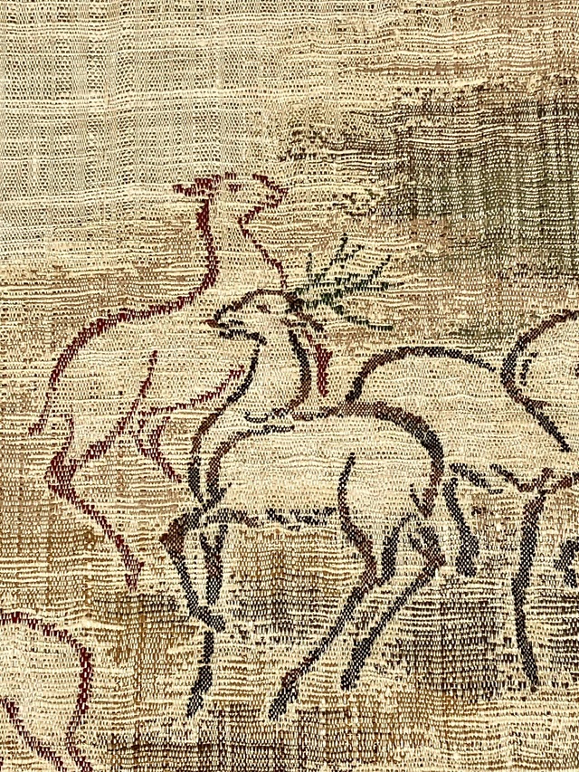 手織 繍い取り 袋帯 渡文