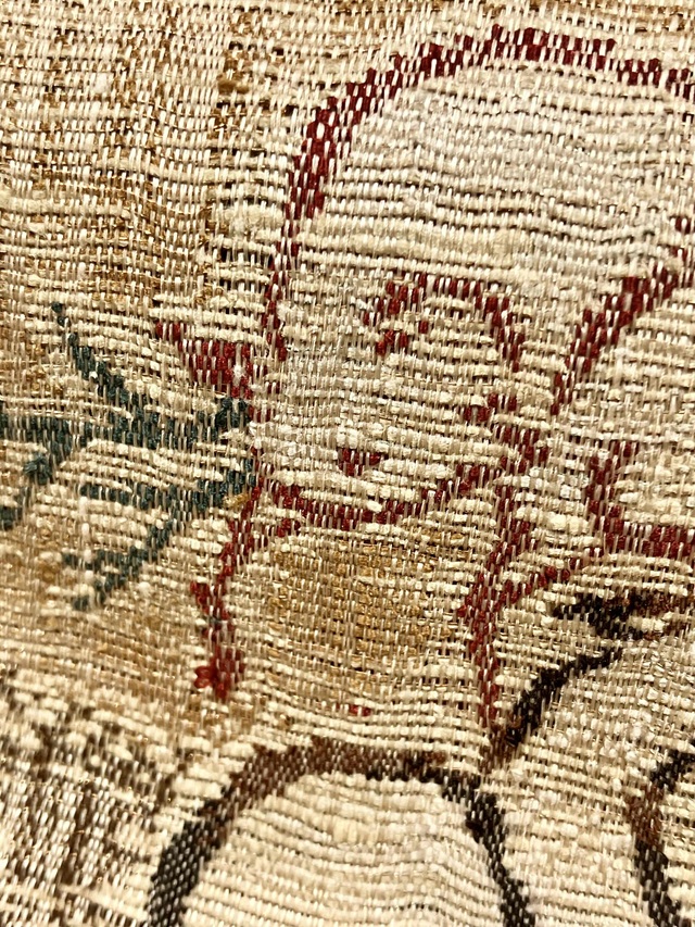 手織 繍い取り 袋帯 渡文