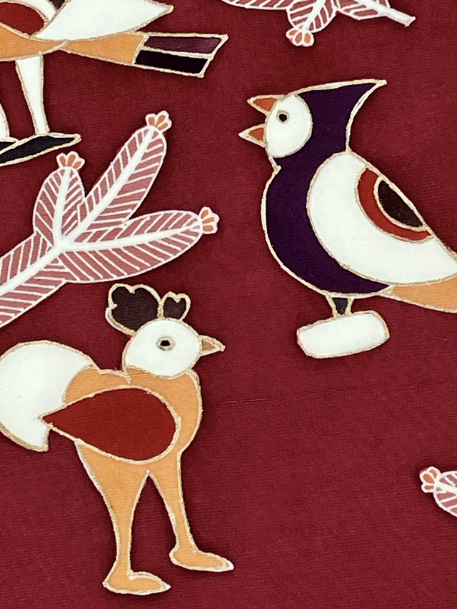 西原 染九寸名古屋帯