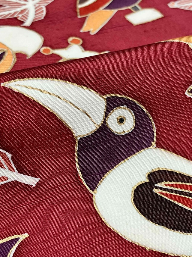 西原 染九寸名古屋帯