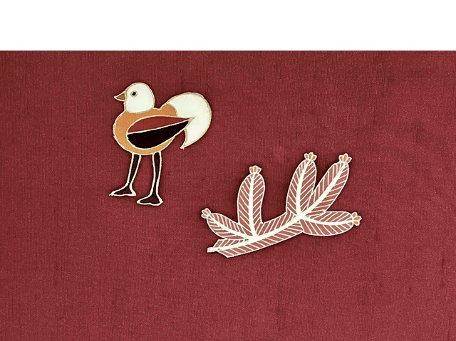 西原 染九寸名古屋帯