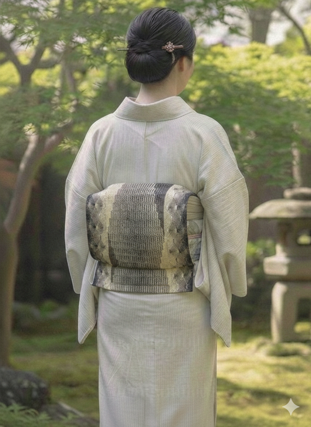 組織八寸名古屋帯