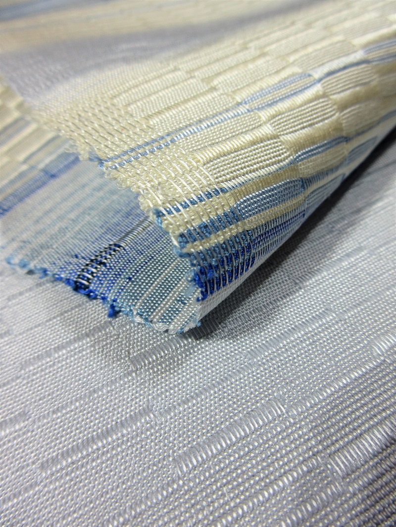 爽やかに締める　ロートン織　八寸名古屋帯 めがね織 ロートン織 八寸名古屋帯